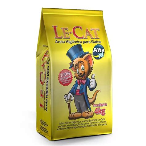 leccat|LE CAT AREIA HIGIÊNICA 4Kg 